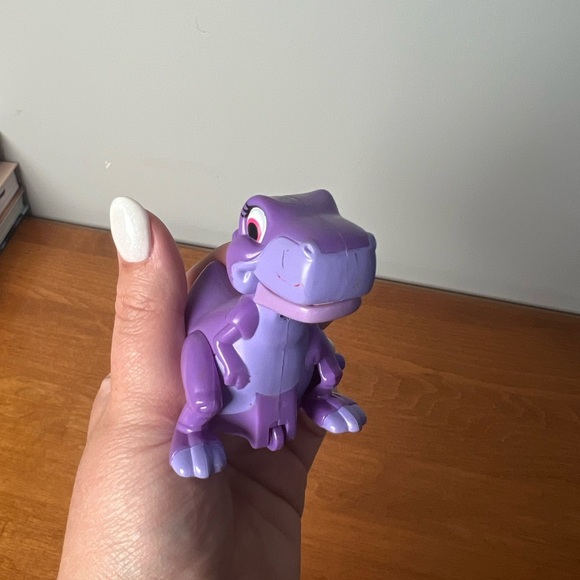 Vintage 1997 Land Before Time Burger King Kid's Meal Toys Set Chomper & Petrie - Picture 5 of 6